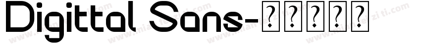 Digittal Sans字体转换